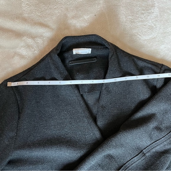 Gentle Fawn - Charcoal Overcoat with Inverted hems - Picture 6 of 9